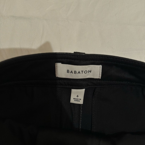BABATON ARITZIA LEATHER MINI SKIRT - Picture 3 of 3